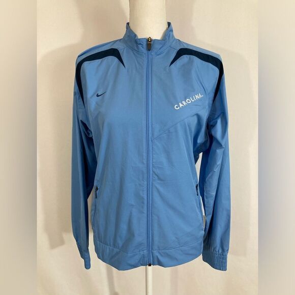 Vintage Nike Team Carolina Jacket Women M Blue Storm-FIT Embroidered Logo - Picture 2 of 15